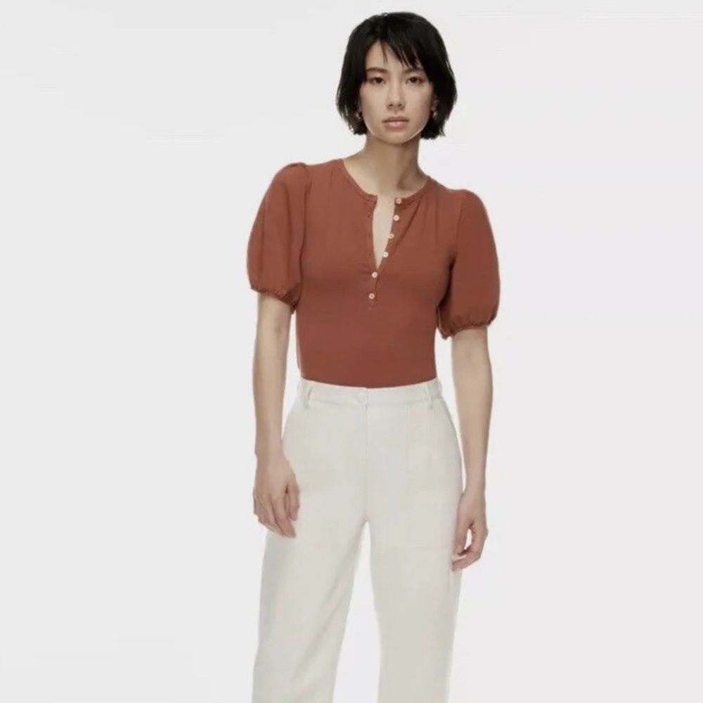 Aritzia Wilfred cotton blouse - Picture 2 of 10